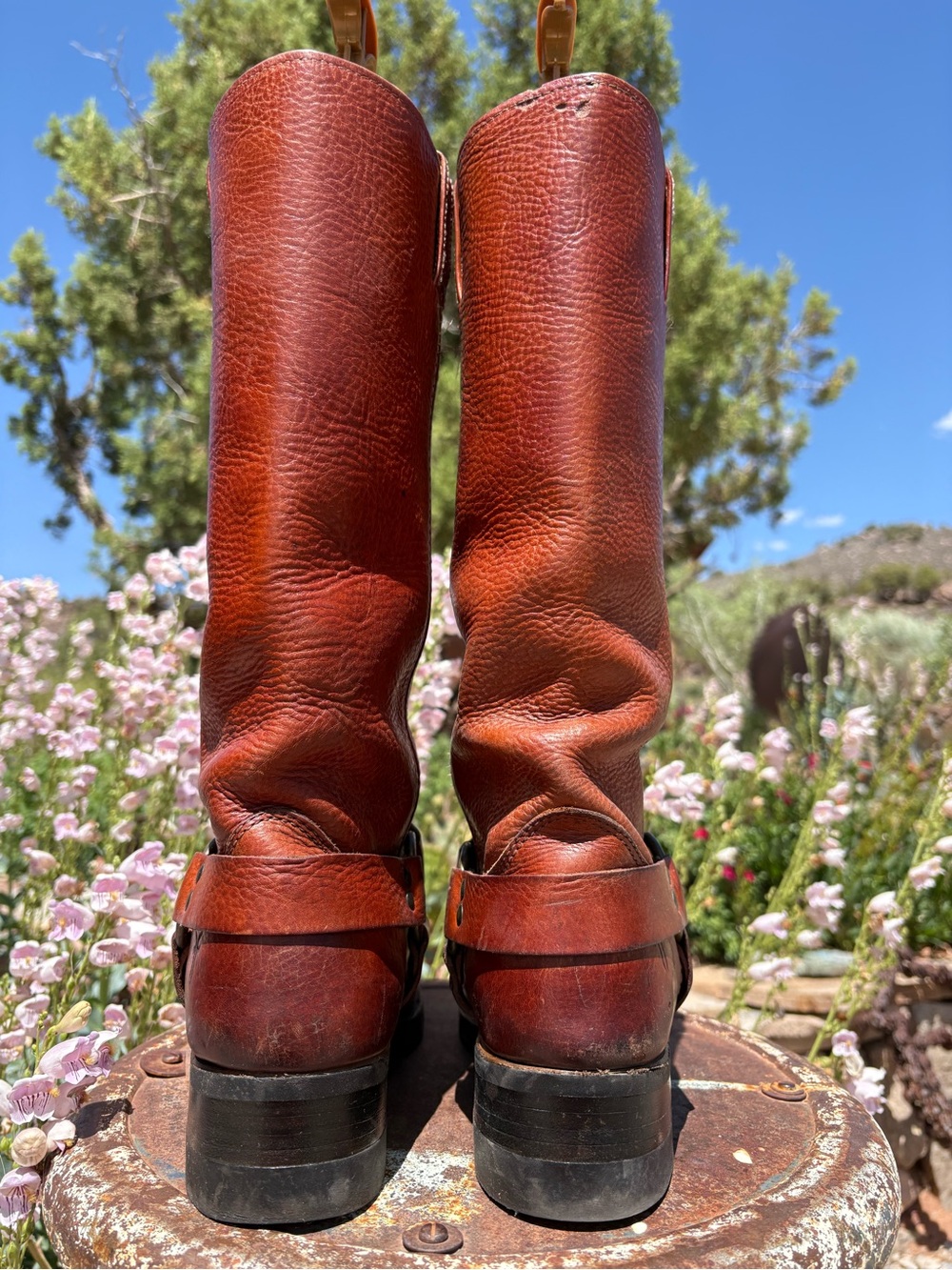 FRYE 🇺🇸15R Harness Boots Just Resoled - Picture 9 of 16